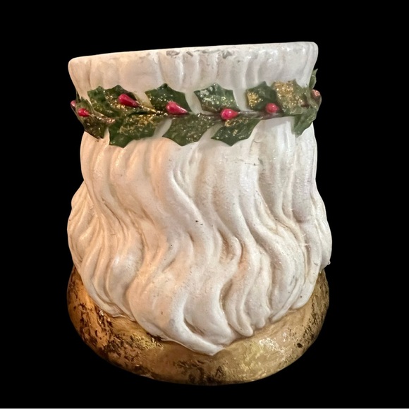Vintage Dept 56 Old World Santa Kris Kringle Pillar Candleholder. - Picture 6 of 11